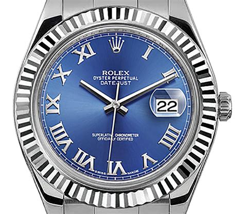 rolex datejust ii blue roman|rolex datejust 41mm roman numeral.